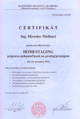 Miroslav Meňhart_Home staging